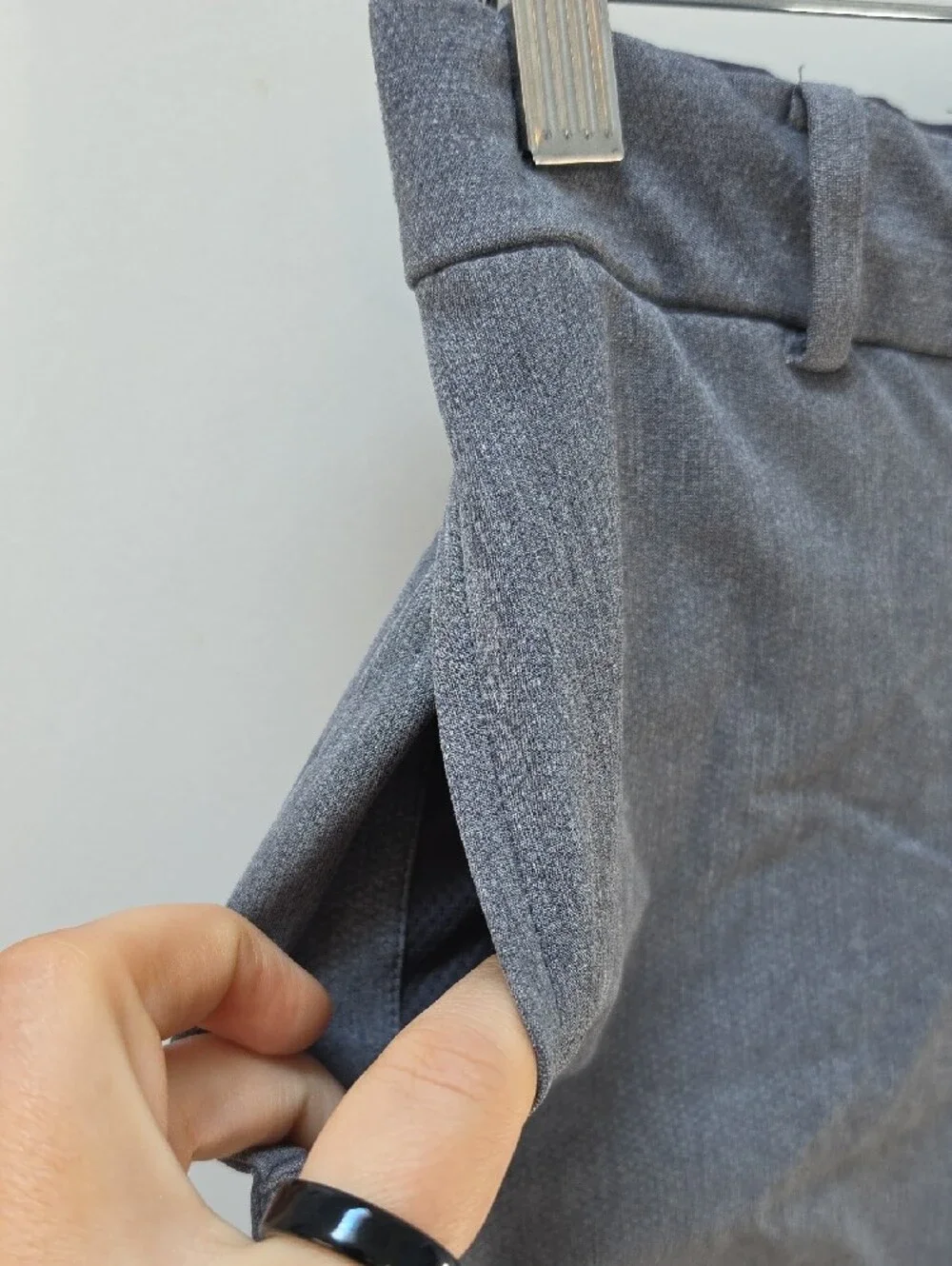 Nike Boys Heathered Blue-Gray Golf Shorts